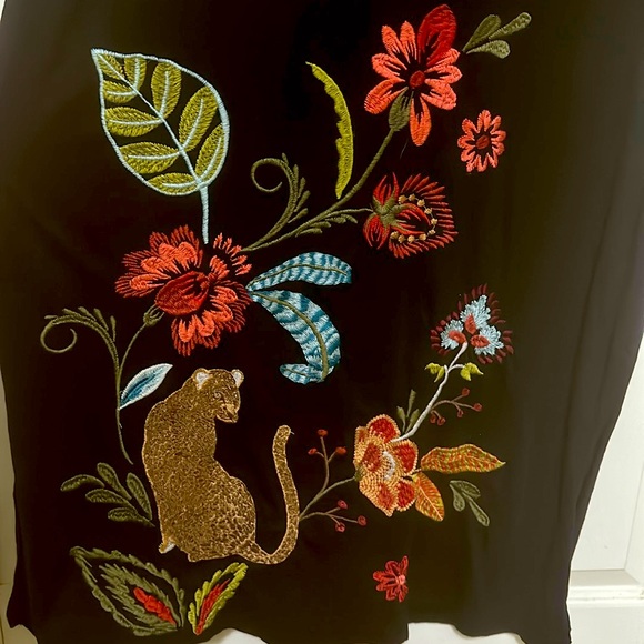 JOHNNY WAS ISABELLA KIMONO SLEEVE TEE DRESS Size M - Picture 11 of 15